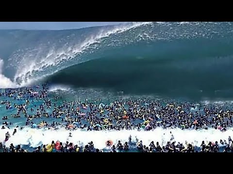 500 Metrelik Dev Tsunami Dalgası Gezegeni Yerinden Oynattı !! İnsanlık Tarihinin En Güçlü Tsunamisi