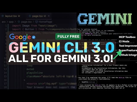 Gemini CLI 3.0: It got SO MUCH BETTER! They are PREPPING FOR GEMINI 3.0 MODELS!