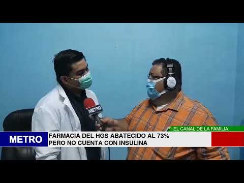 FARMACIA DEL HGS ABATECIDO AL 73% PERO NO CUENTA CON INSULINA