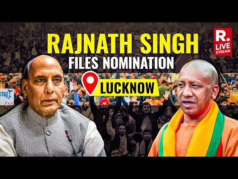LIVE: Raksha Mantri Rajnath Singh To File Nomination | Election | Lucknow | CM Yogi | BJP | Roadshow