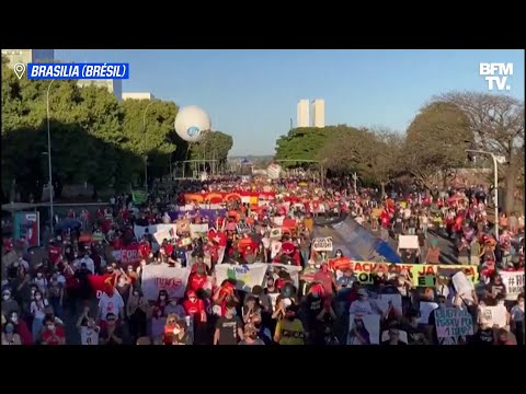 Des dizaines de milliers de Brésiliens manifestent pour réclamer la destitution de Jair Bolsonaro