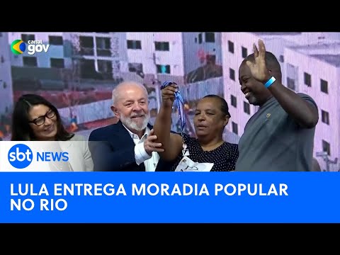 Presidente Lula participa da entrega de moradia popular no Rio de Janeiro| #SBTNewsnaTV (01/07/24)