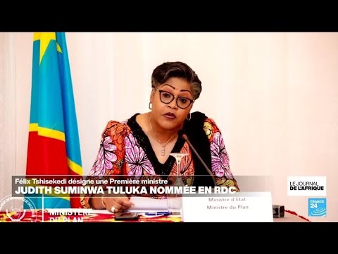 Judith Suminwa Tuluka nommée Première ministre en RDC • FRANCE 24