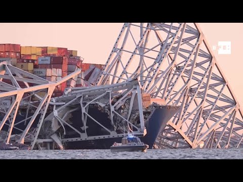 Barco se estrelló y tumbó puente en Baltimore - Teleantioquia Noticias