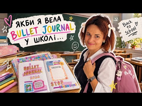 Як зробити Bullet Journal у звичайному зошиті? | Back to School 🏫