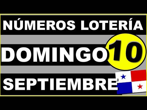 Resultados Sorteo Loteria Domingo 10 de Septiembre 2023 Loteria Nacional Panama Sorteo Dominical Hoy