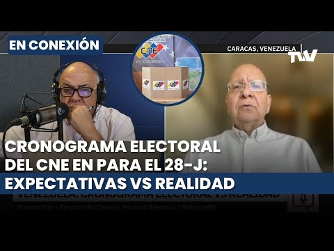 ¿Se está cumpliendo el cronograma para las elecciones del 28J en Venezuela? | César Miguel Rondón
