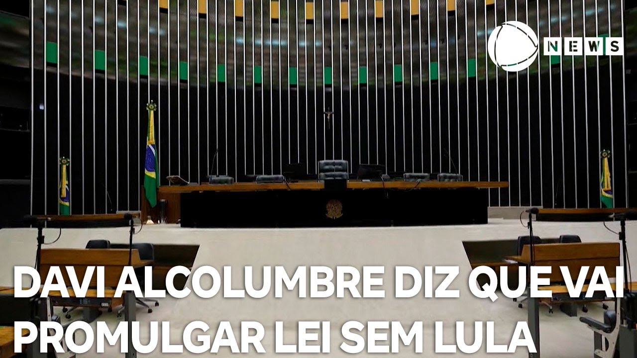 Davi Alcolumbre diz que vai promulgar lei mesmo sem Lula