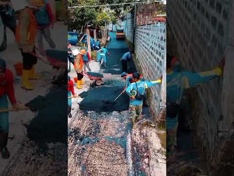 Pemdes Rancamulya Hotmix Jalan Desa
