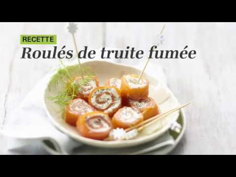 Savourez votre été : Roulés à la truite fumée