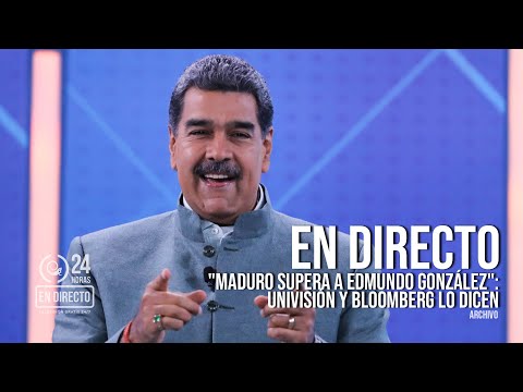 EN DIRECTO I Maduro supera a Edmundo González: Univisión y Bloomberg lo dicen