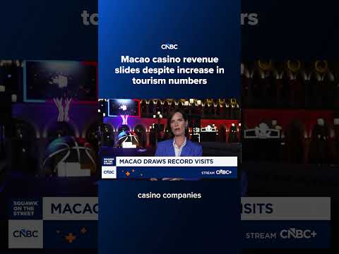 Macao casino revenue slides despite increase in tourism numbers