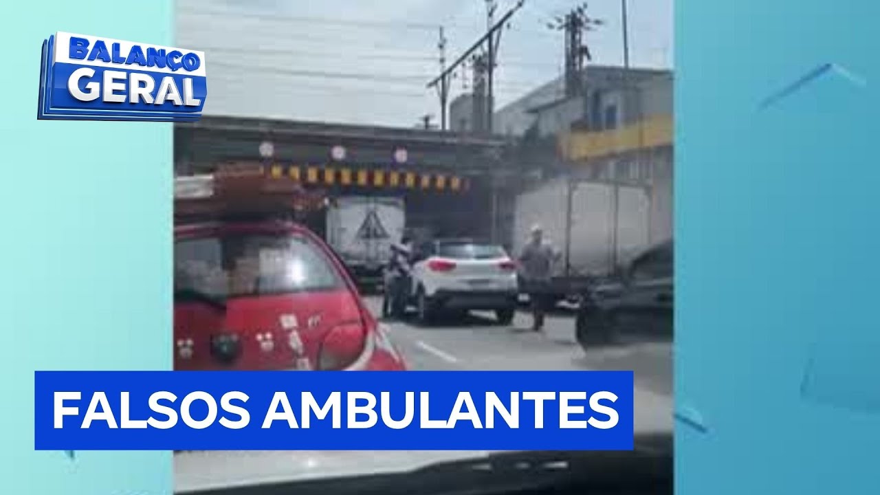 Criminosos se passam por vendedores ambulantes para roubar motoristas no meio do trânsito em SP TV Online Criminosos se passam por vendedores ambulantes para roubar motoristas no meio do trânsito em SP