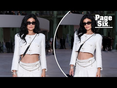 Kylie Jenner hits Chanel Haute Couture fashion show in crop top and pleated miniskirt