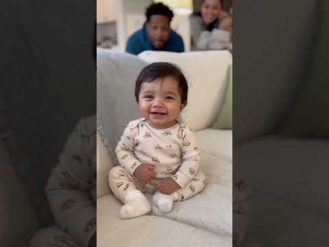 Cute baby laughing and saying #baby #cute #shorts