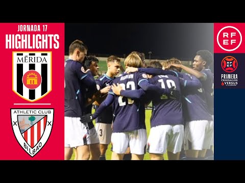 하이라이트 #PrimeraFederación | AD Mérida 2-3 Athletic Club “B” | Jornada 17 | Temporada 2025/2026