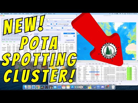 New!  Add A POTA Spotting Cluster To Your Logging Software!