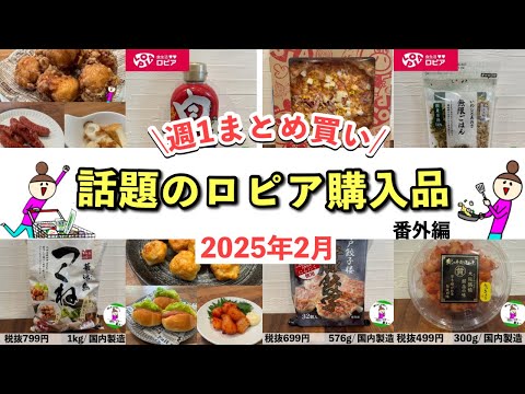 【ロピア】週1まとめ買い♪番外編/業スー大好き主婦がロピアでお買い物/合計金額/2025年2月