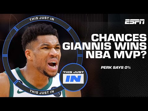 Perk gives Giannis Antetokounmpo a 0% chance to win NBA MVP 👀 | This Just In