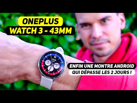 Apple et Samsung loin derrière pour l'autonomie ! 1 mois avec la OnePlus Watch 3 43mm