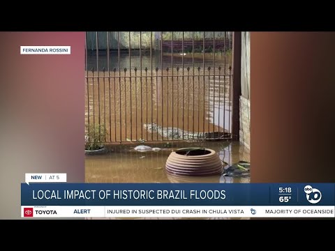 'Everything is underwater': Encinitas family impacted by historic Brazil floods