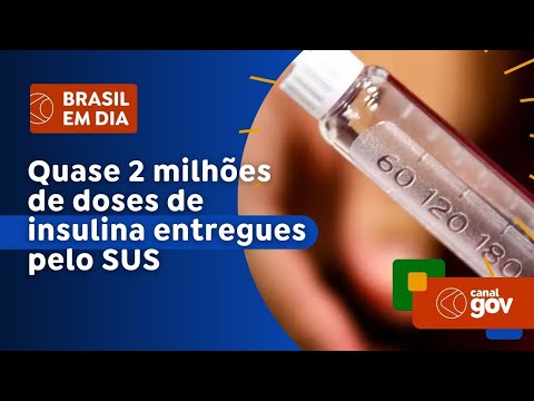 SUS garante oferta de insulina e antecipa entrega de quase 2 milhões de doses