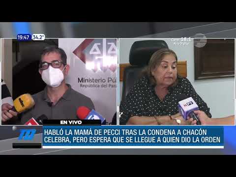 Habló la mamá de Marcelo Pecci tras la condena a Margaret Chacón