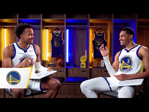 G.O.A.T Talk with Jordan Poole and Moses Moody video clip