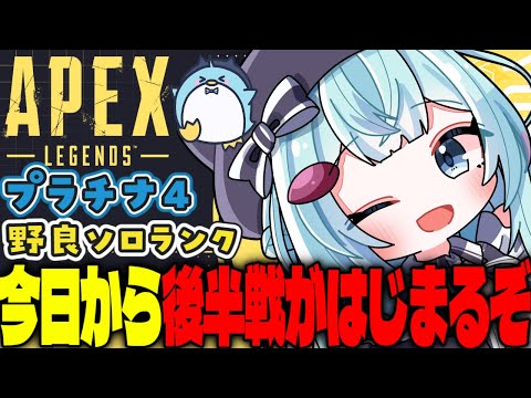 【APEX/プラチナ４】後半戦開幕⁉初見さんもおはよう🌞キーマウソロランク【xTies_ゆるりめぐ/vtuber】