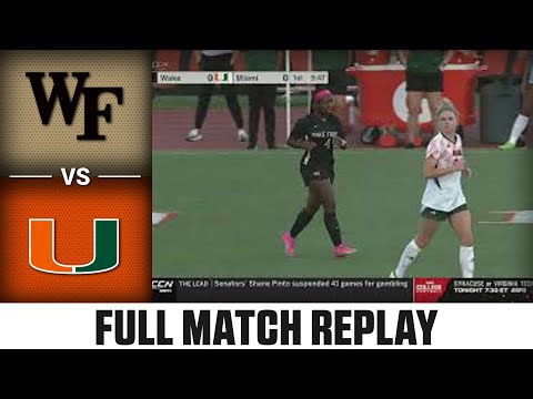 Wake Forest vs. Miami Full Match Replay | 2023 ACC Women’s Soccer