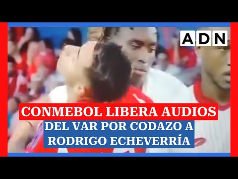 Conmebol libera audios del VAR por codazo a Rodrigo Echeverría