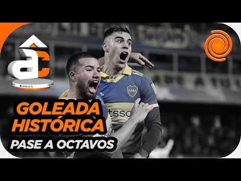 Boca aplastó a Monagas en La Bombonera y clasificó a octavos de la Copa Libertadores como líder