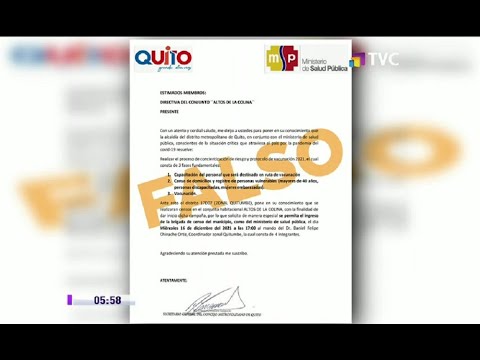 Alerta en Quito por falso censo para acceder a vacuna contra el Covid-19
