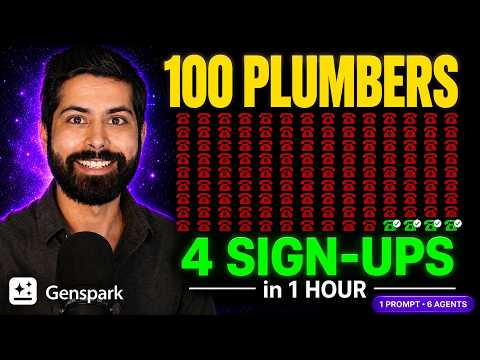 I Let AI Cold-Call 100 Plumbers (Genspark)