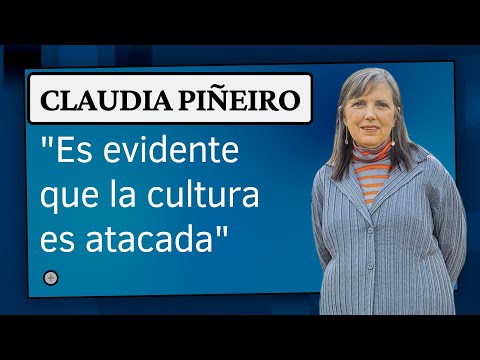 Claudia Piñeiro se pronunció contra las medidas de Javier Milei en materia de Cultura