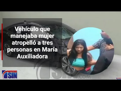 Vehículo que manejaba mujer atropelló a tres personas en María Auxiliadora