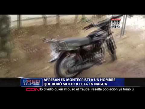 Apresan en Montecristi a un hombre que robó motocicleta en Nagua