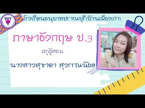 ภาษาอังกฤษป.3(15พฤศจิกายน2