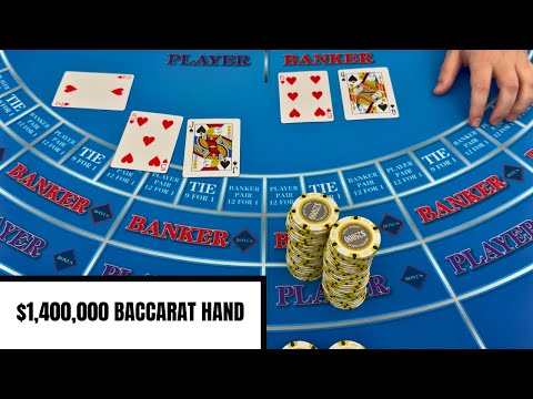I WON $1,400,000 ON ONE LUCKY HAND OF BACCARAT!