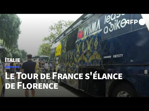 Italie: le Tour de France s'élance de Florence sous un soleil de plomb | AFP