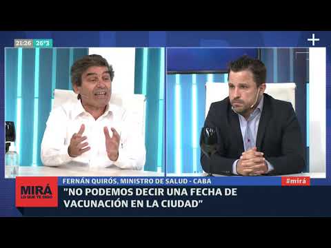 Fernán Quirós con Luis Majul: No estamos en las mejores relaciones con el gobierno nacional