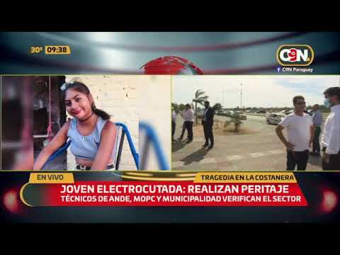 Joven electrocutada en Costanera: Realizan peritaje
