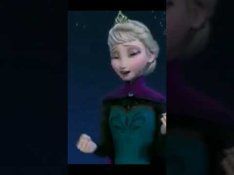 ~{elsa}~Talking to the moon🌛 ❄edit #disney #frozen island ☃️