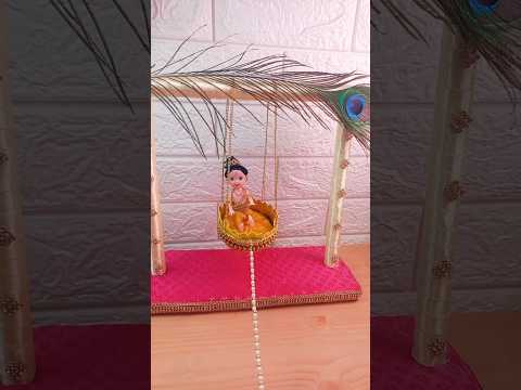 Krishna doll | Krishna Jhula | Krishna thottil | Janmashtami crafts #diy #craft #krishna