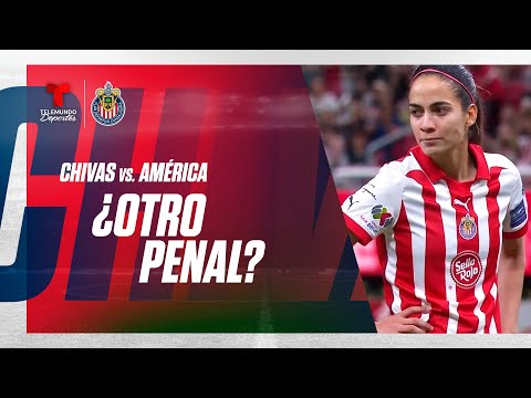 Carolina Jaramillo empata con polémico gol. Chivas Femenil vs América Femenil 1-1