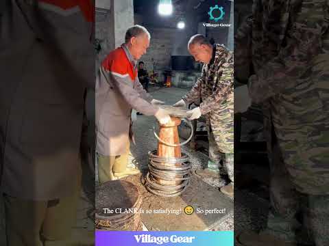 That "CLANK" Sound is My New Favorite Thing!😂 This Oil Cake Ring Toss is So Satisfying! #oil #craft