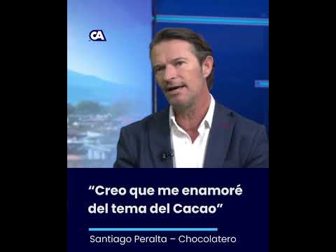 ? “Creo que me enamoré del tema del Cacao” expresó Santiago Peralta, Chocolatero