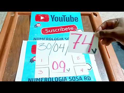 Numerología Sosa RD:30/04/24 Para Todas las Loterías 09v (Video Oficial) #youtubeshorts