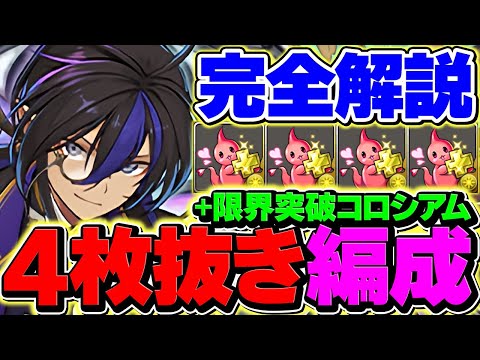 執事クロトビ所持者必見！育成枠4体で+891を作ろう！誰でも絶対に組める＋限界突破コロシアム組み方解説！【パズドラ】
