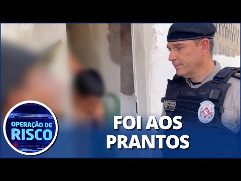 Policial questiona traficante na frente do filho: “Não era pra você dar o exemplo?”